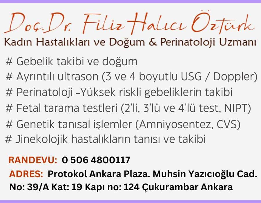 Doç. Dr. Filiz Halıcı Öztürk Perinatoloji Uzmanı